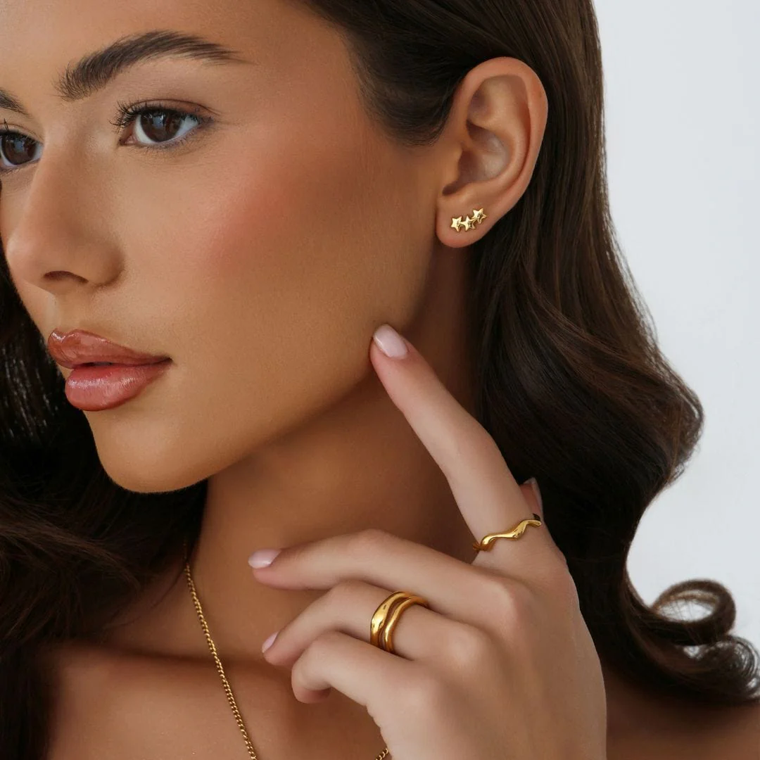 Interstellar Stud Earrings - Image 2