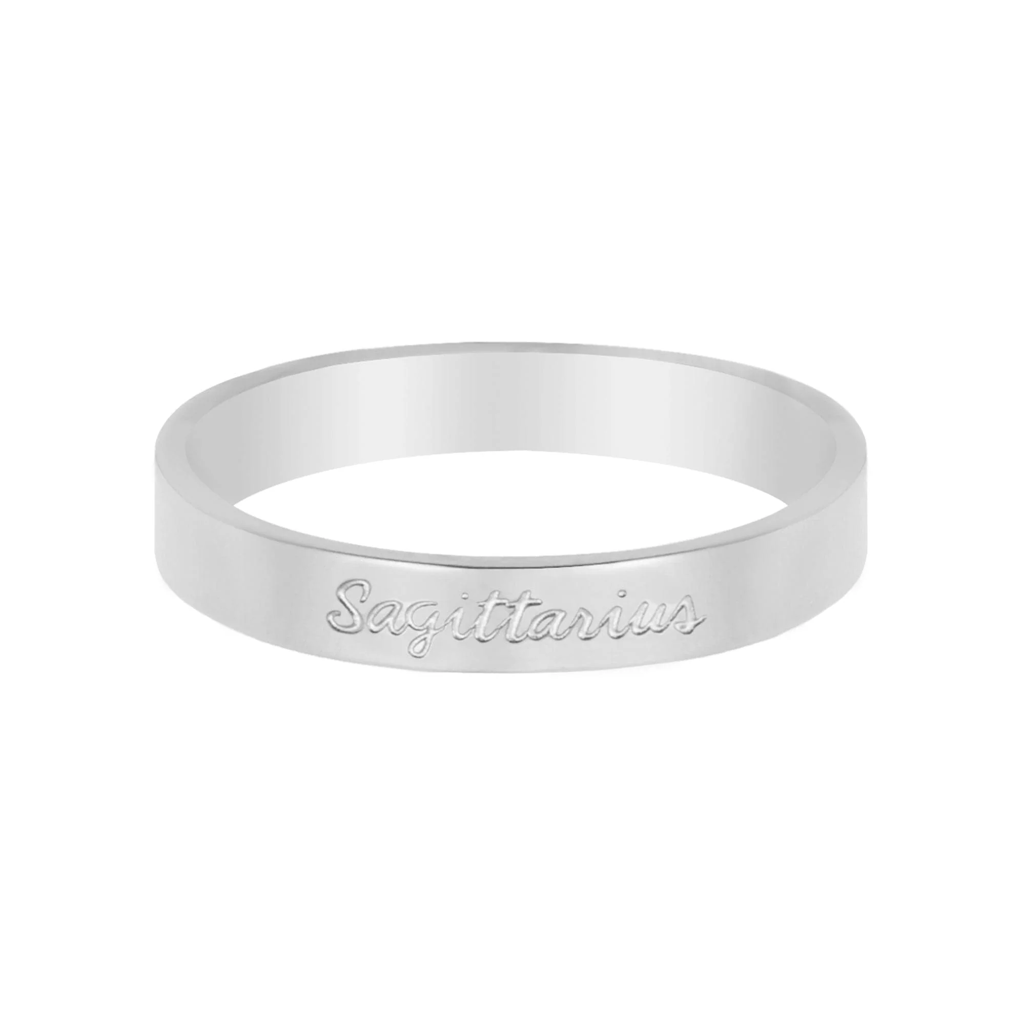 Italic Zodiac Ring Silver - Image 13