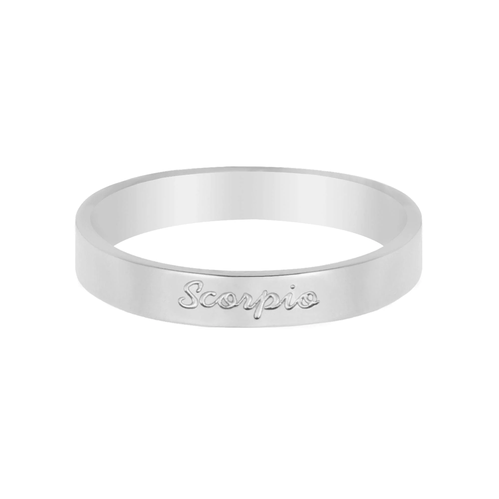 Italic Zodiac Ring Silver - Image 16