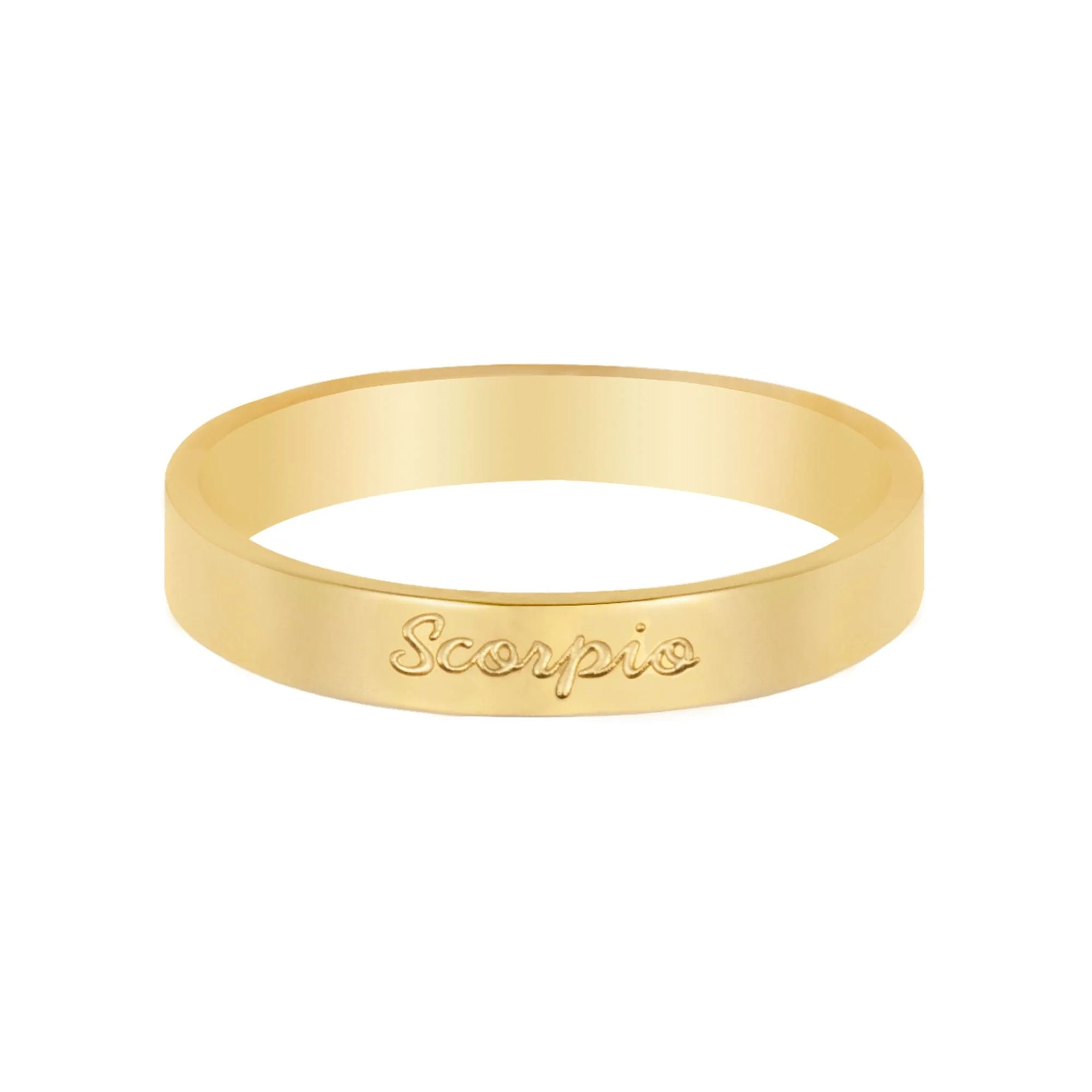 Italic Zodiac Ring Gold - Image 23