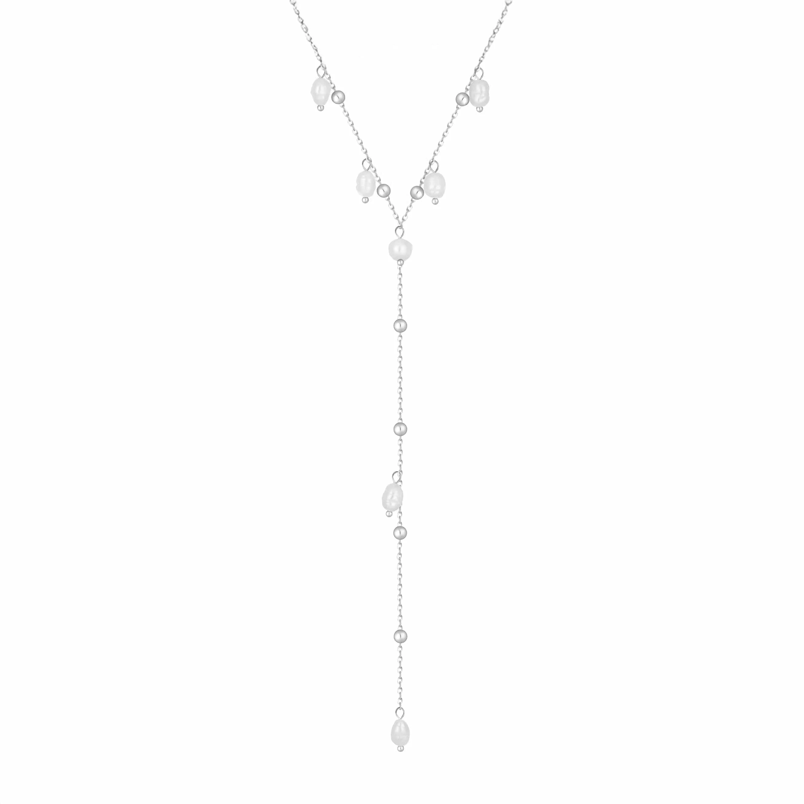 Ivie Pearl Lariat Necklace - Image 8