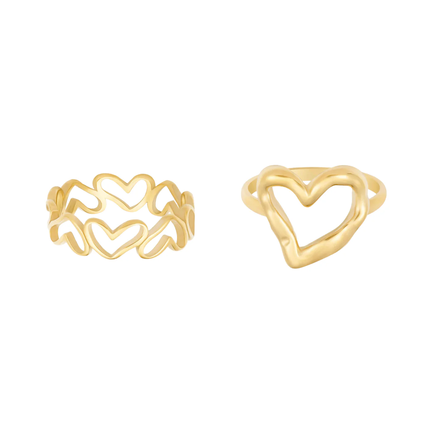 Love Ring Set Gold