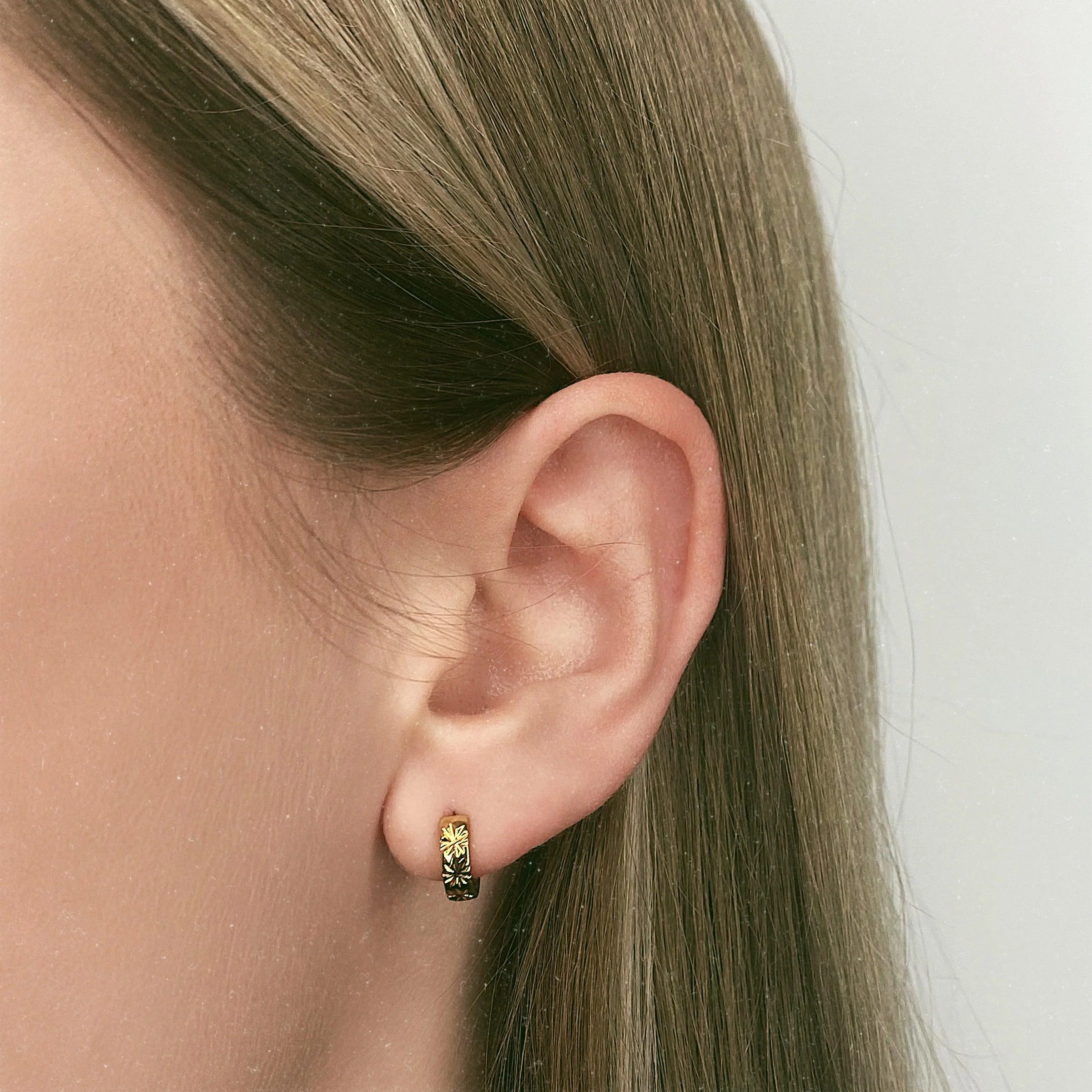 Jagger Huggie Hoop Earrings - Image 8