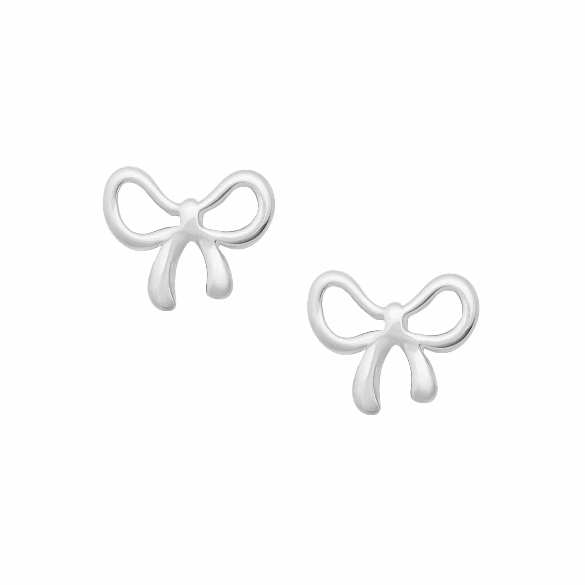 Kylie Bow Stud Earrings - Image 3