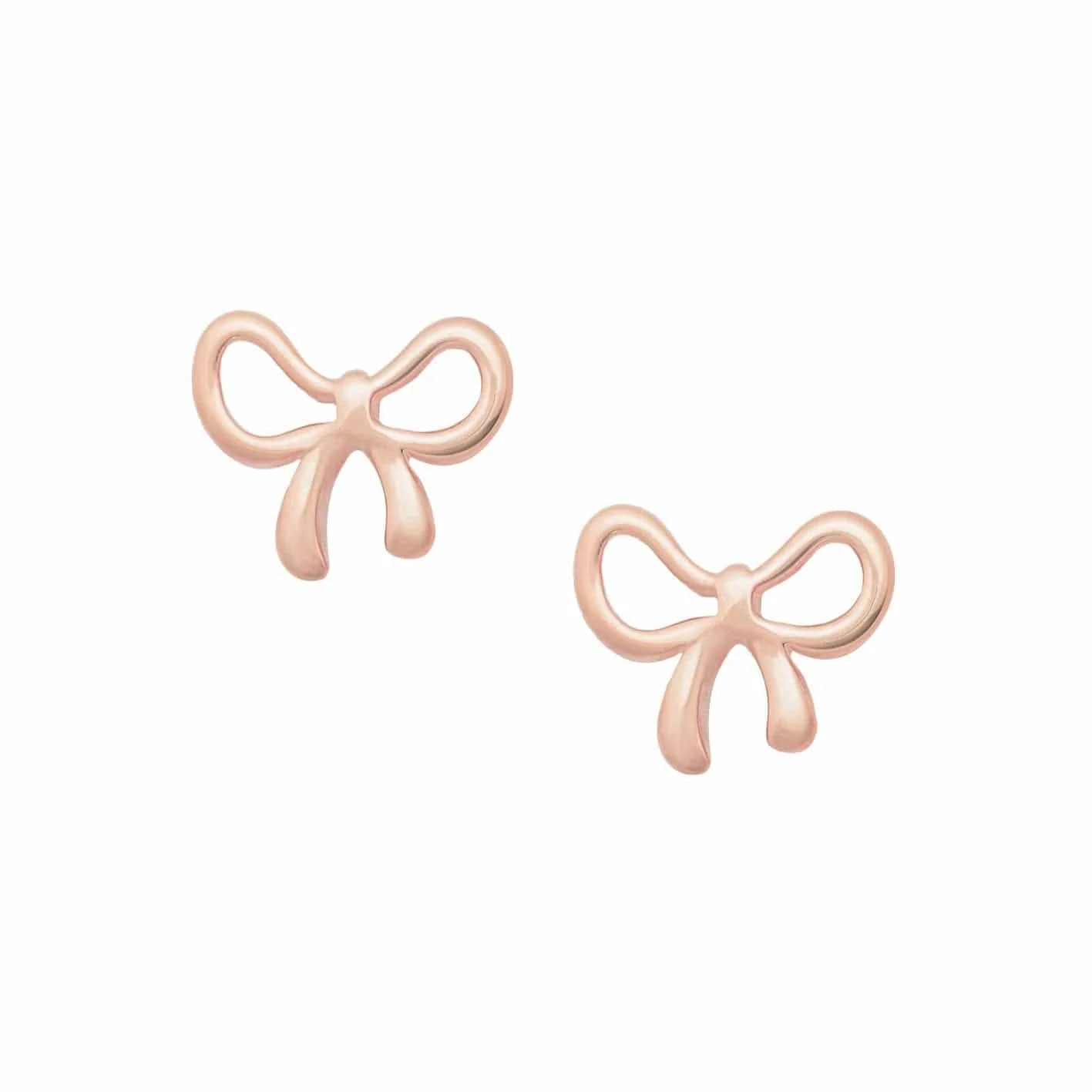 Kylie Bow Stud Earrings - Image 4
