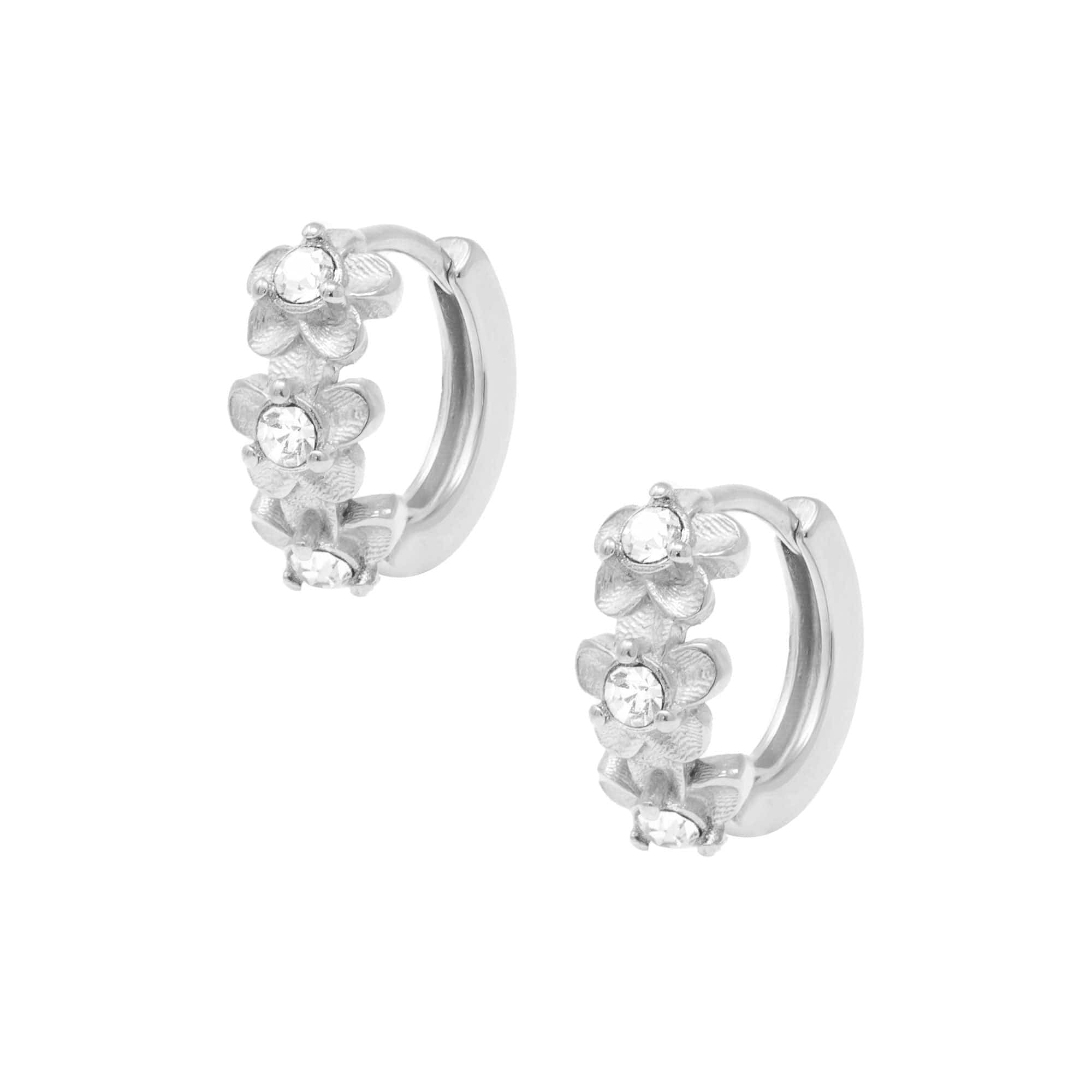 Lavender Hoop Earrings - Image 3