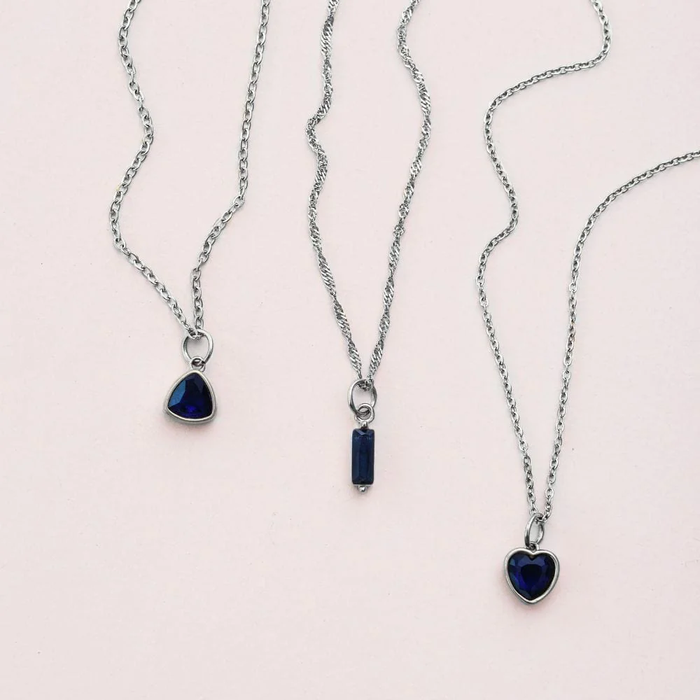 Quartet Birthstone Necklace - Image 27