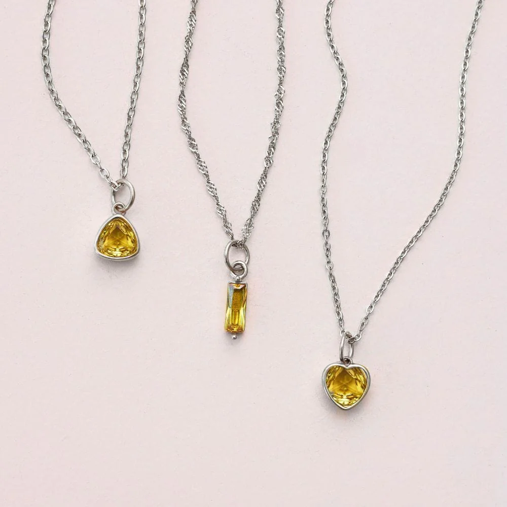 Quartet Birthstone Necklace - Image 31