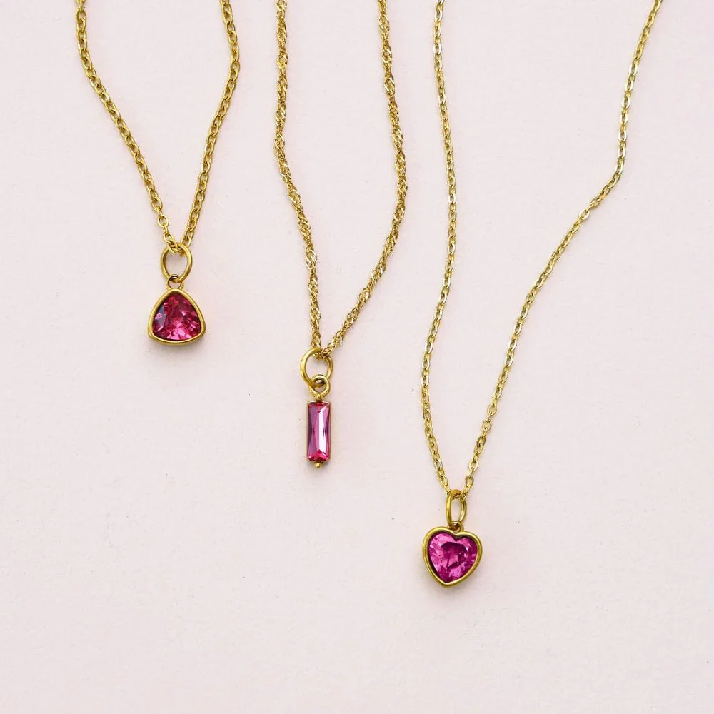 Quartet Birthstone Necklace - Image 28