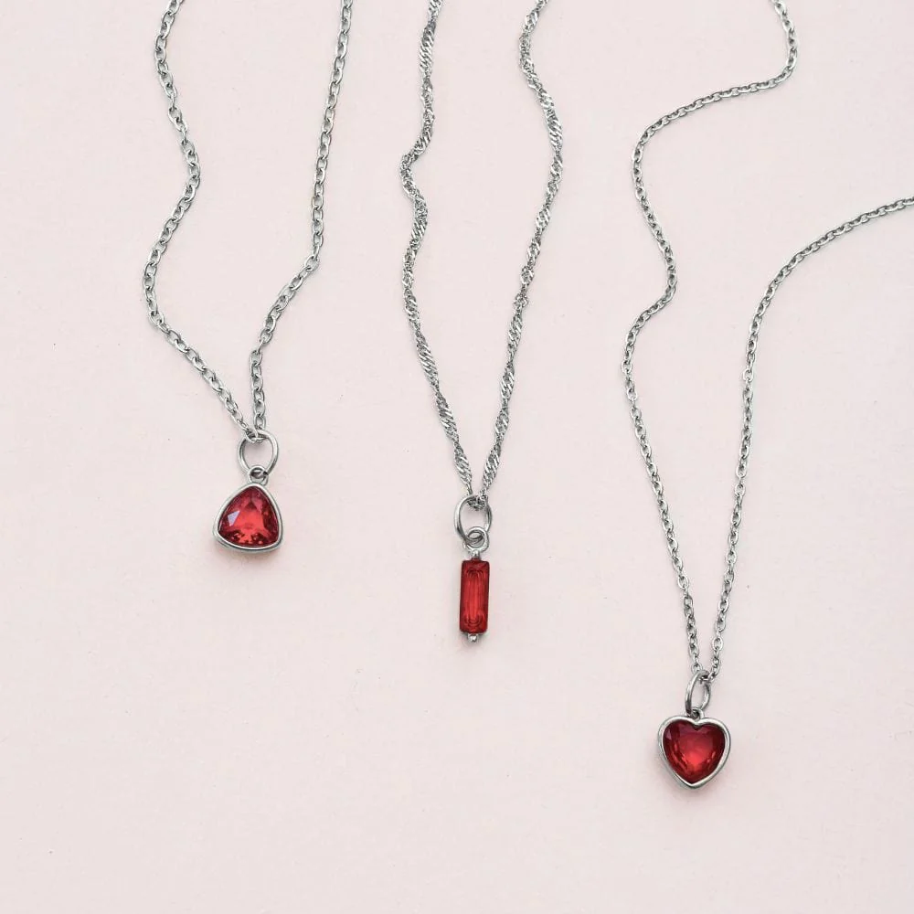 Quartet Birthstone Necklace - Image 11