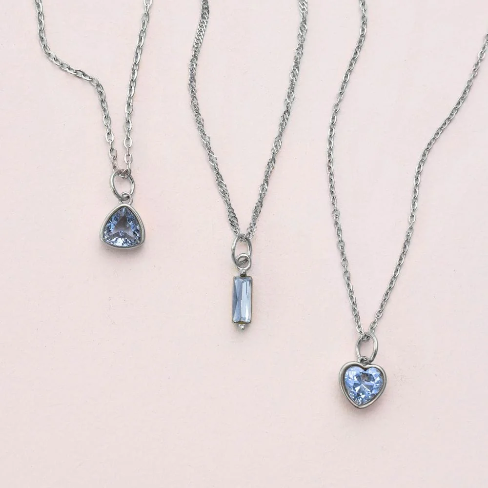 Quartet Birthstone Necklace - Image 15