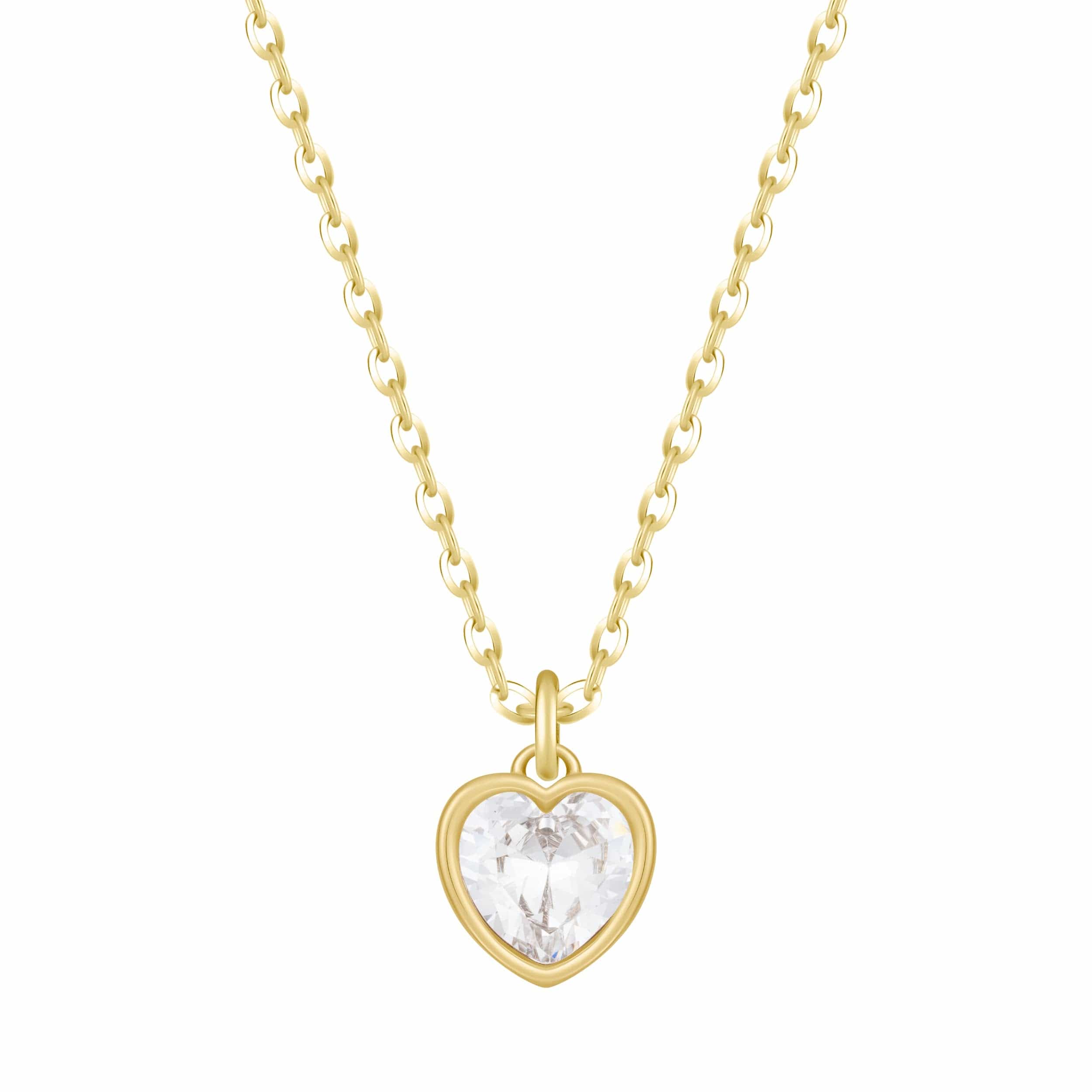 Love Heart Birthstone Necklace - Image 29