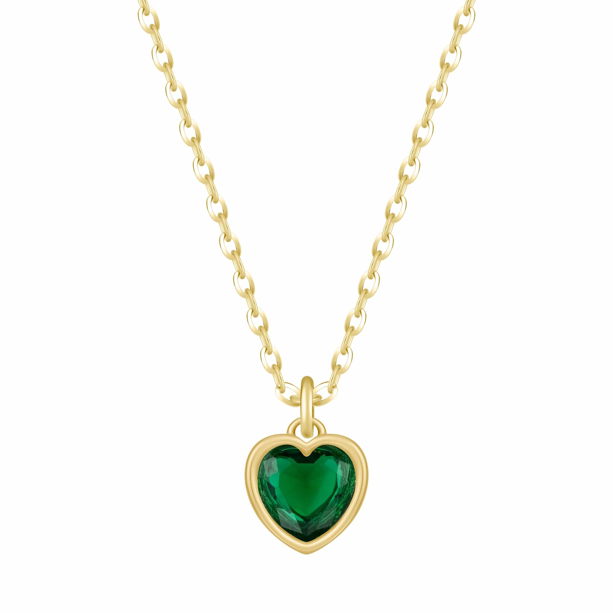 Love Heart Birthstone Necklace - Image 30