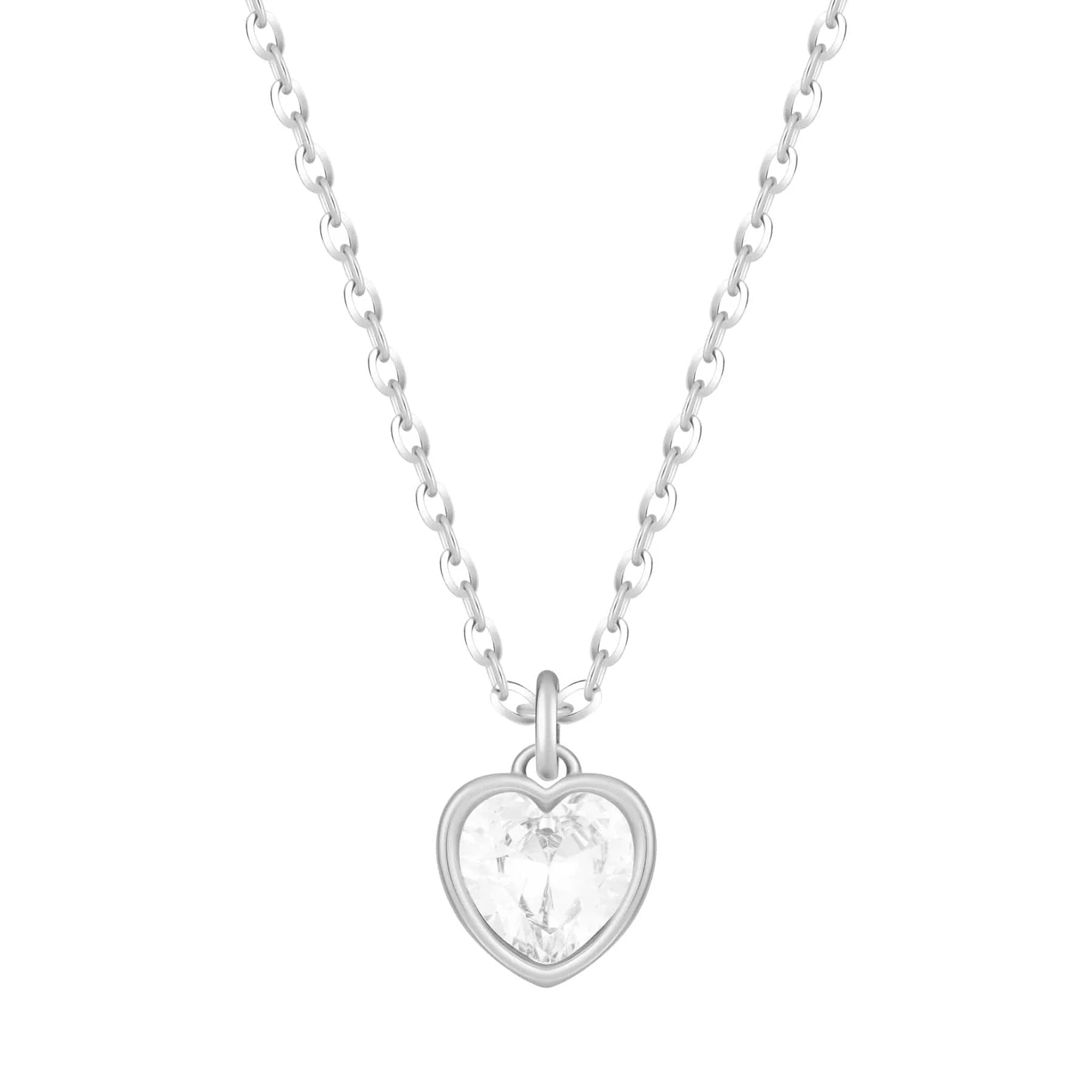 Love Heart Birthstone Necklace - Image 41