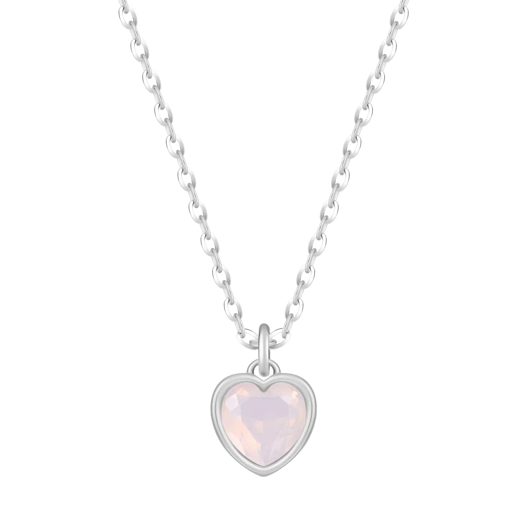 Love Heart Birthstone Necklace - Image 43