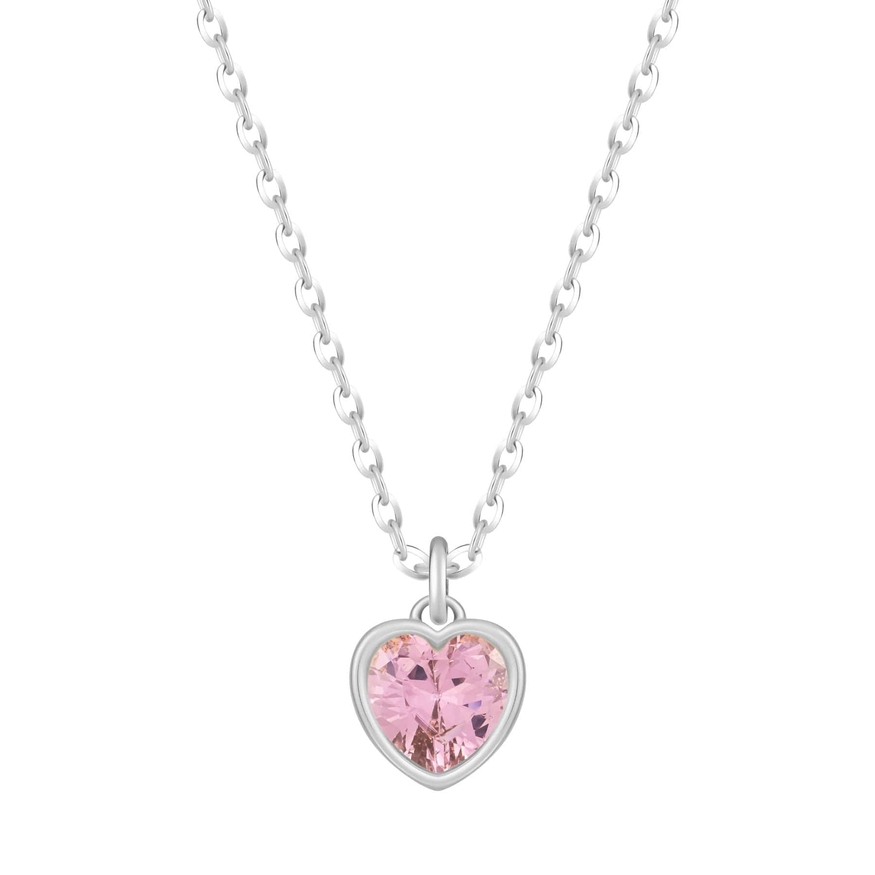 Love Heart Birthstone Necklace - Image 47