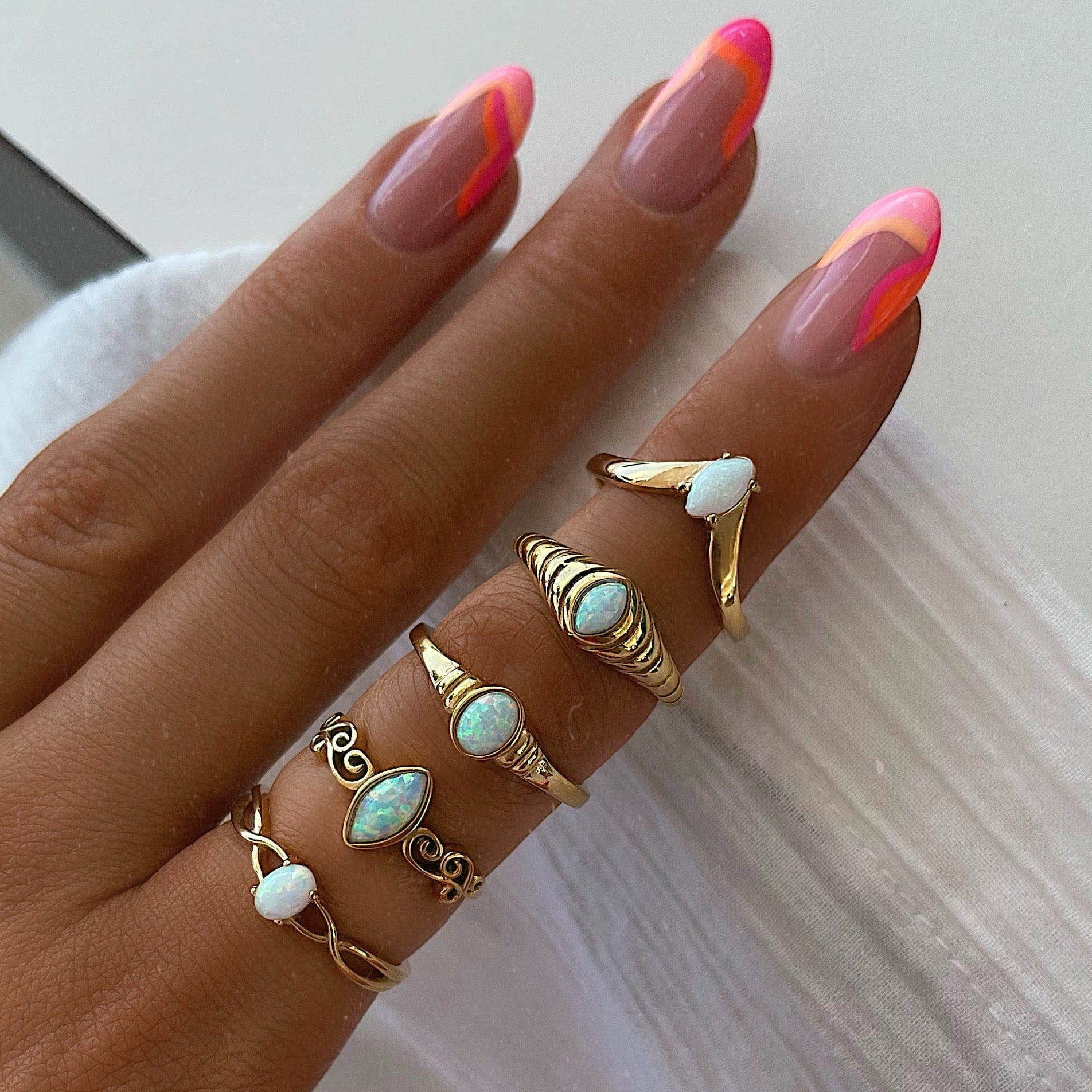 Mabel Opal Ring - Image 3