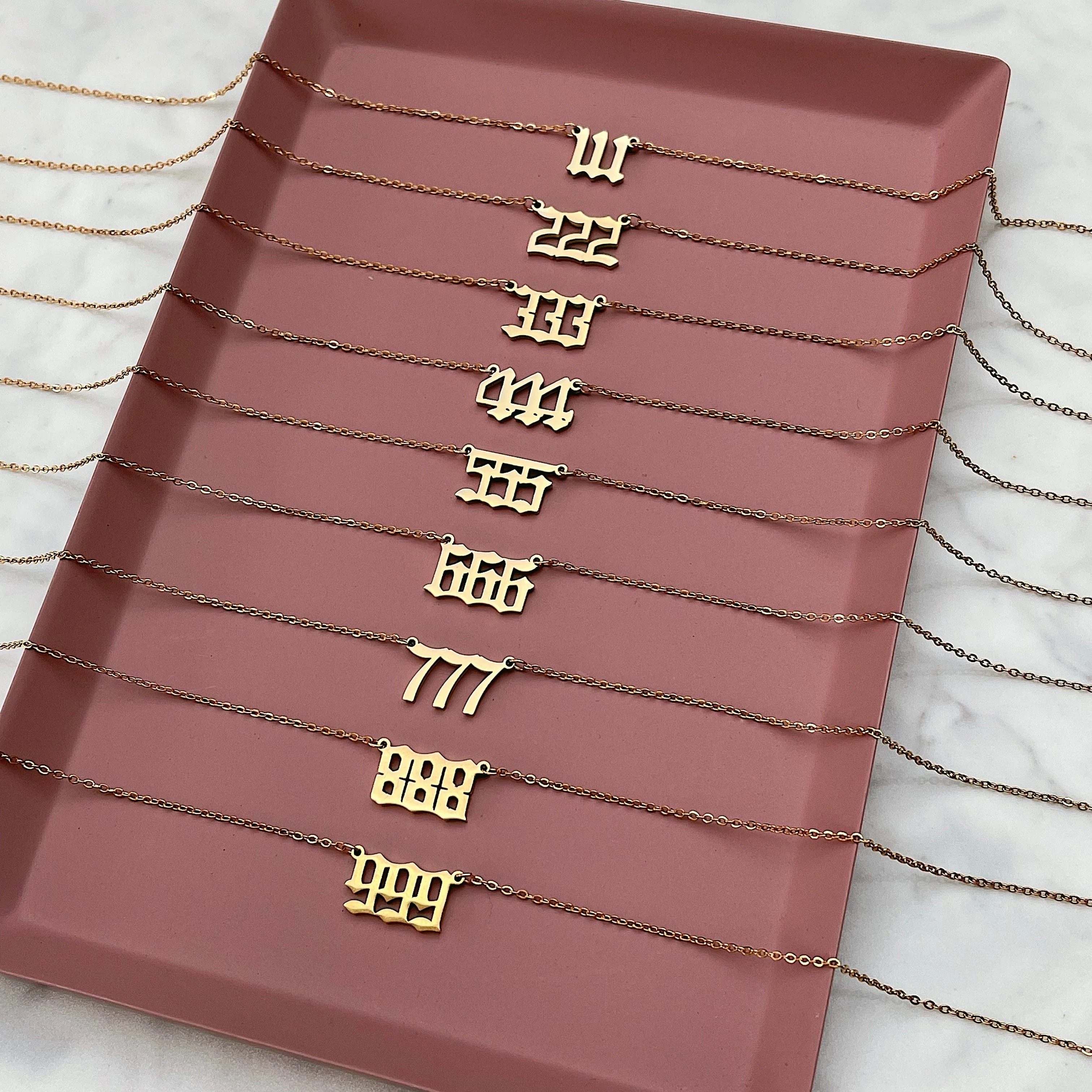 Manifest Angel Numbers Necklace - Image 2