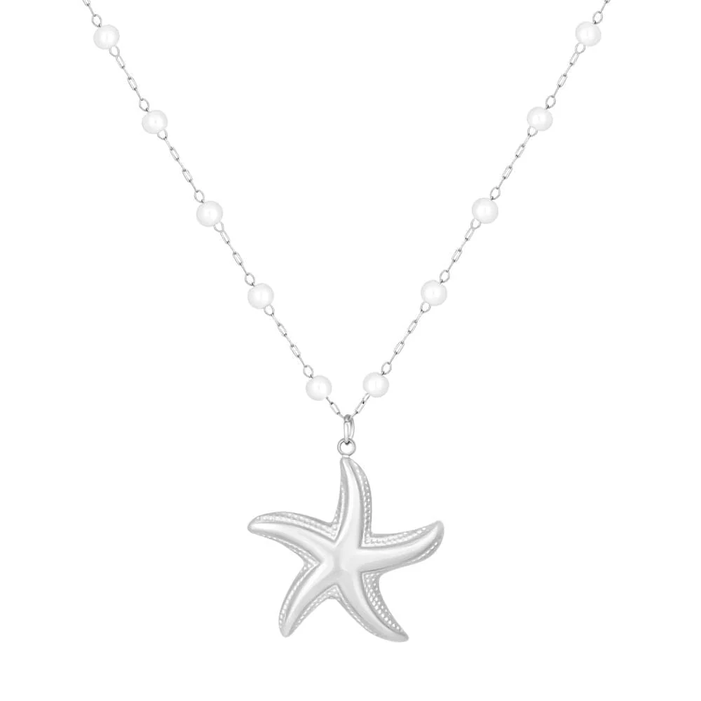 Maribel Starfish Pearl Necklace - Image 14