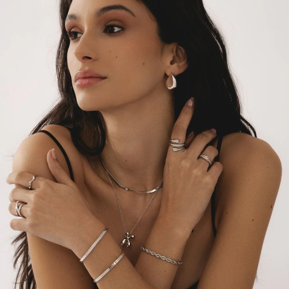 Dainty Herringbone Choker / Necklace - Image 18