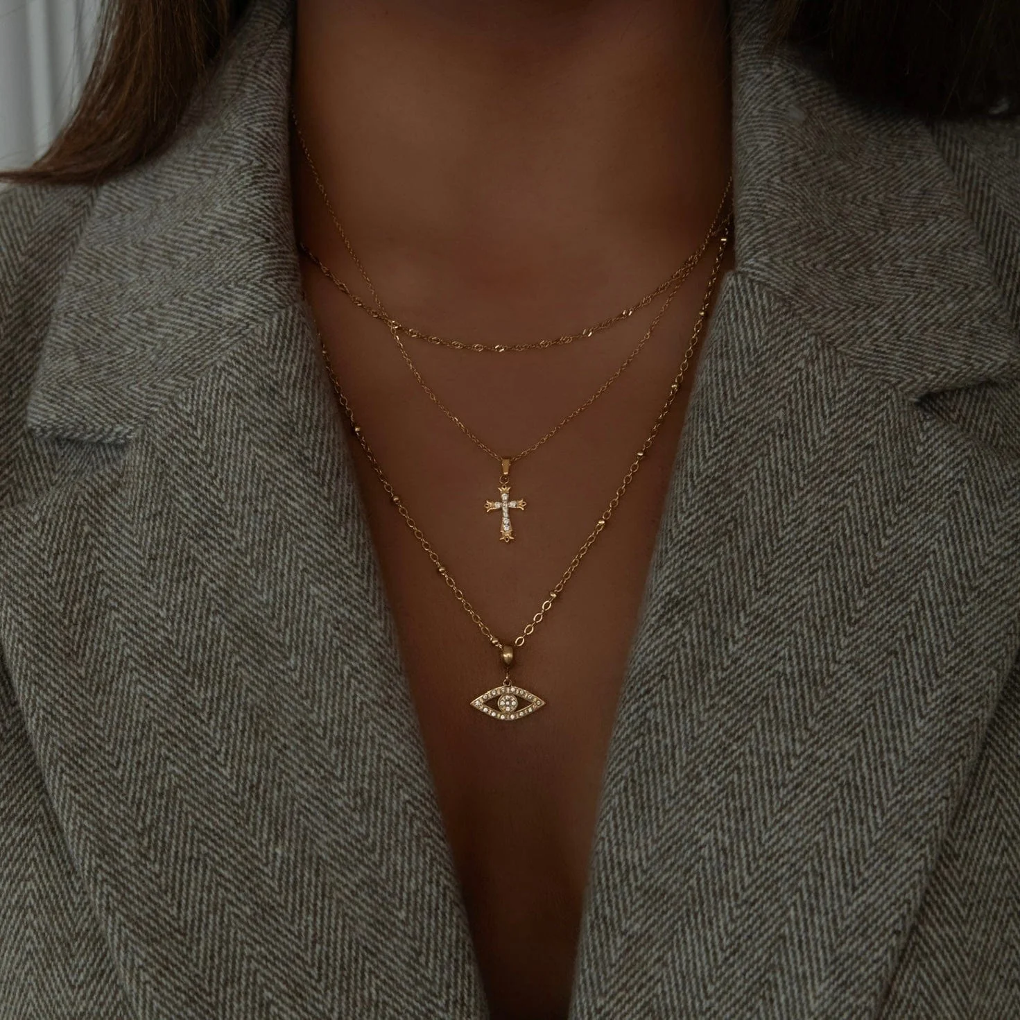 Natalya Cross Necklace - Image 4
