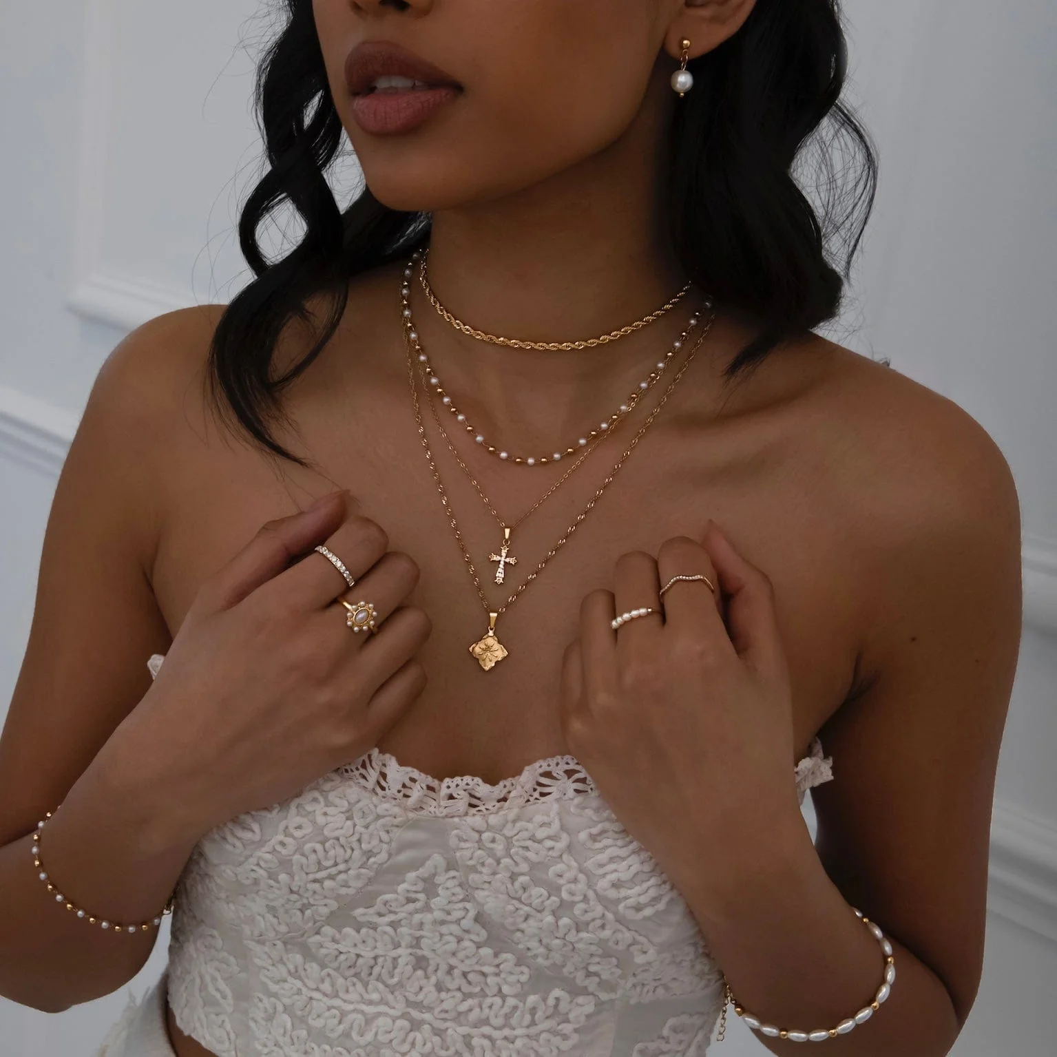Natalya Cross Necklace - Image 8