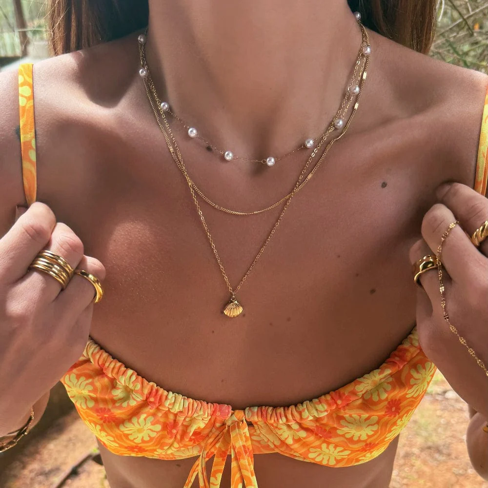 Oasis Pearl Layered Necklace - Image 2