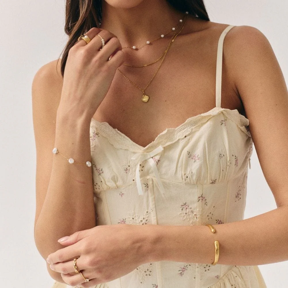 Oasis Pearl Layered Necklace - Image 7