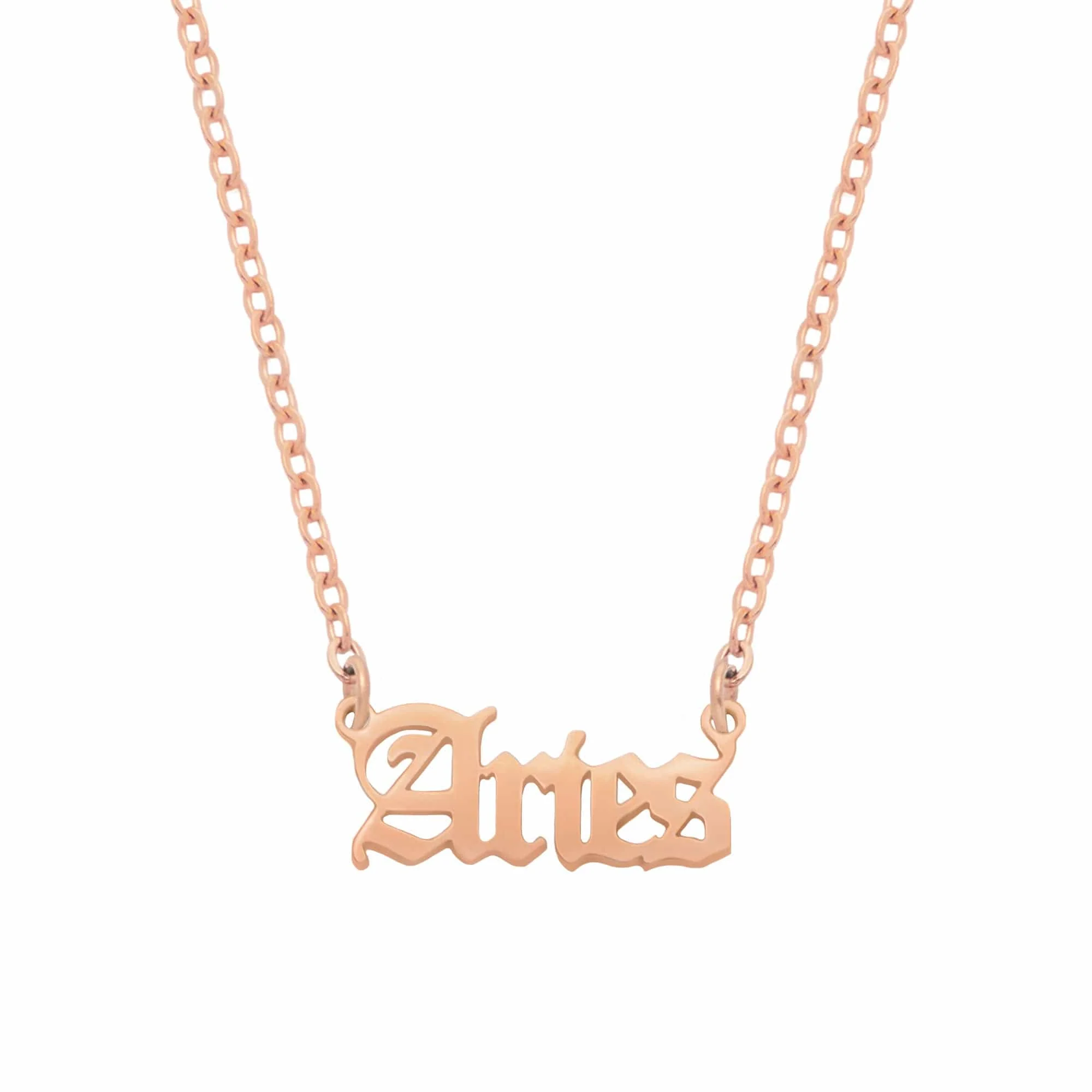 Old English Zodiac Necklace - Image 31