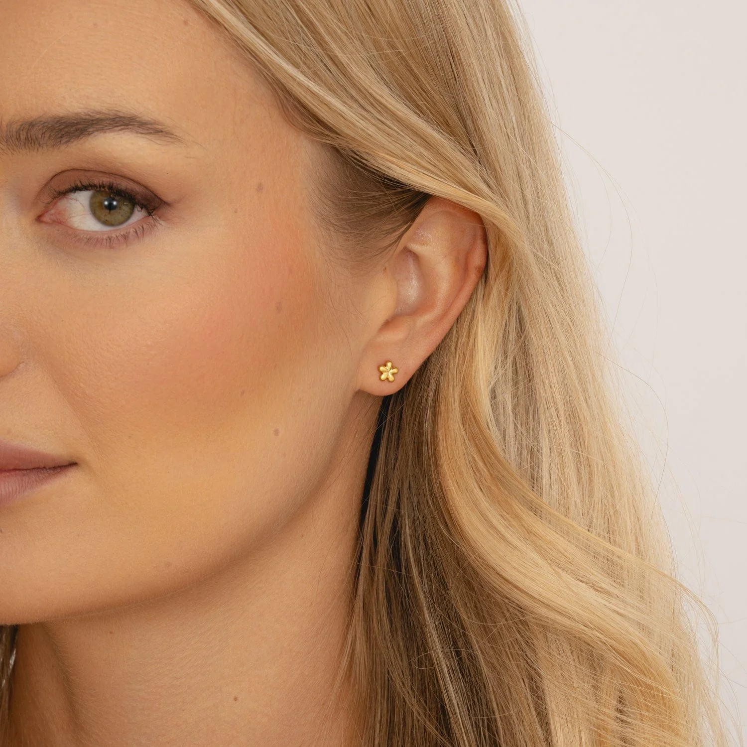 Orchid Stud Earrings - Image 2