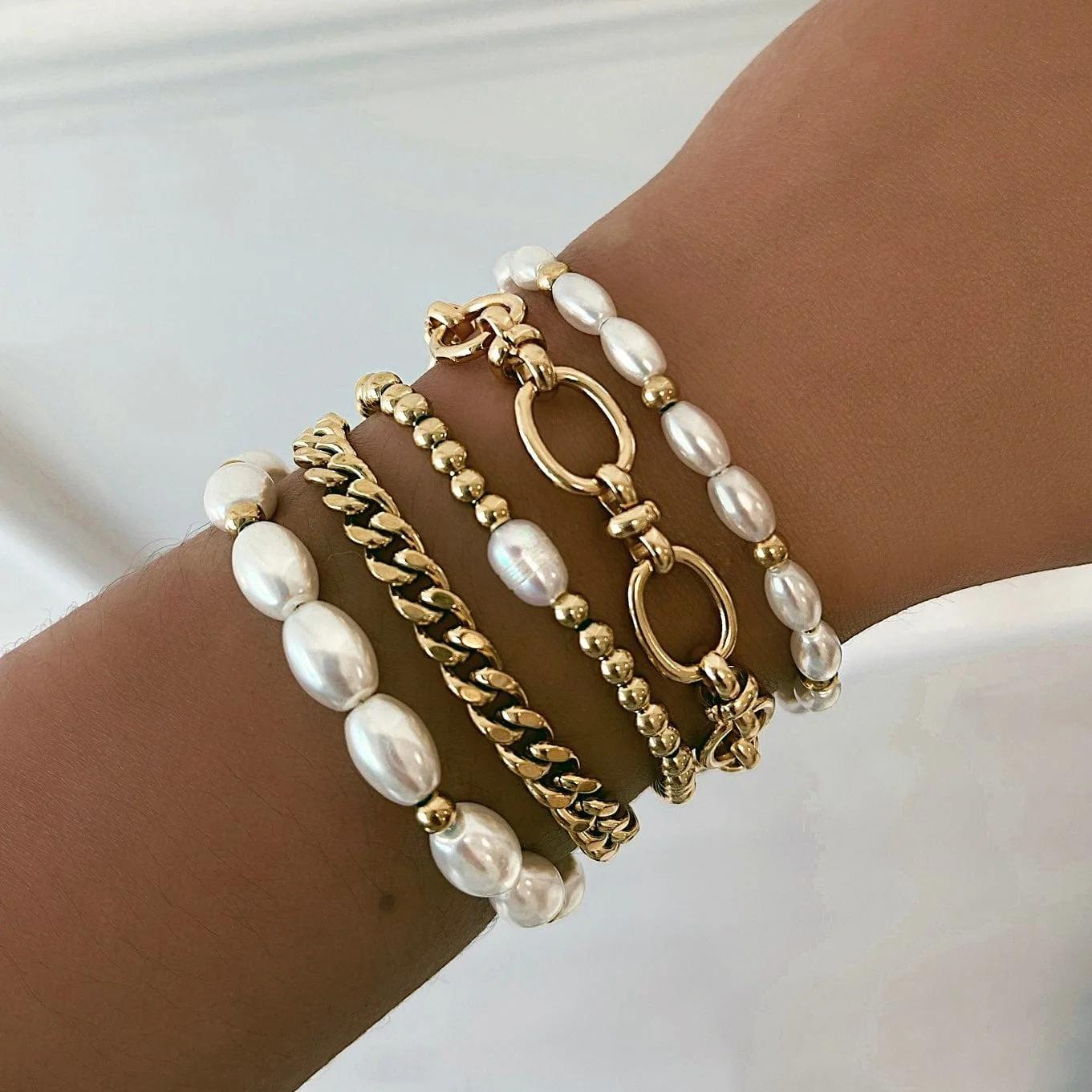 Pina Colada Pearl Bracelet - Image 7