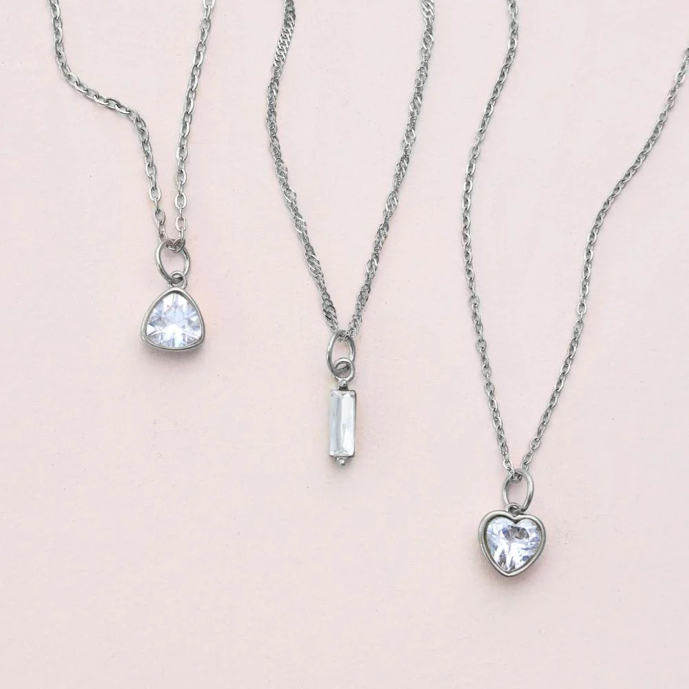 Quartet Birthstone Necklace - Image 17