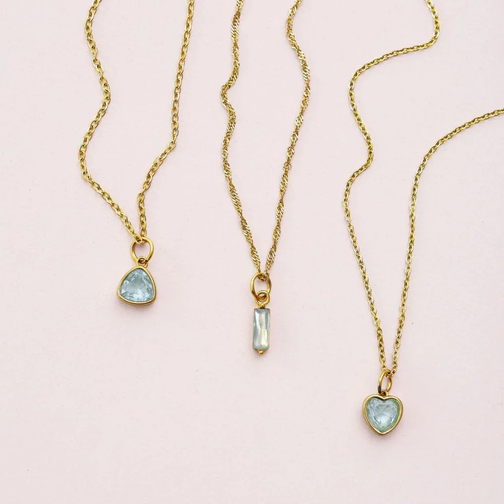 Quartet Birthstone Necklace - Image 20