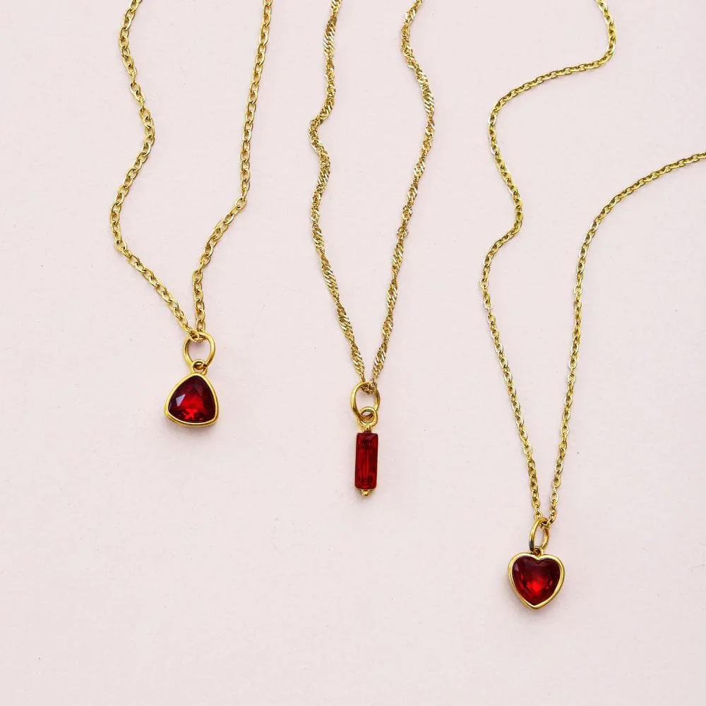 Quartet Birthstone Necklace - Image 22