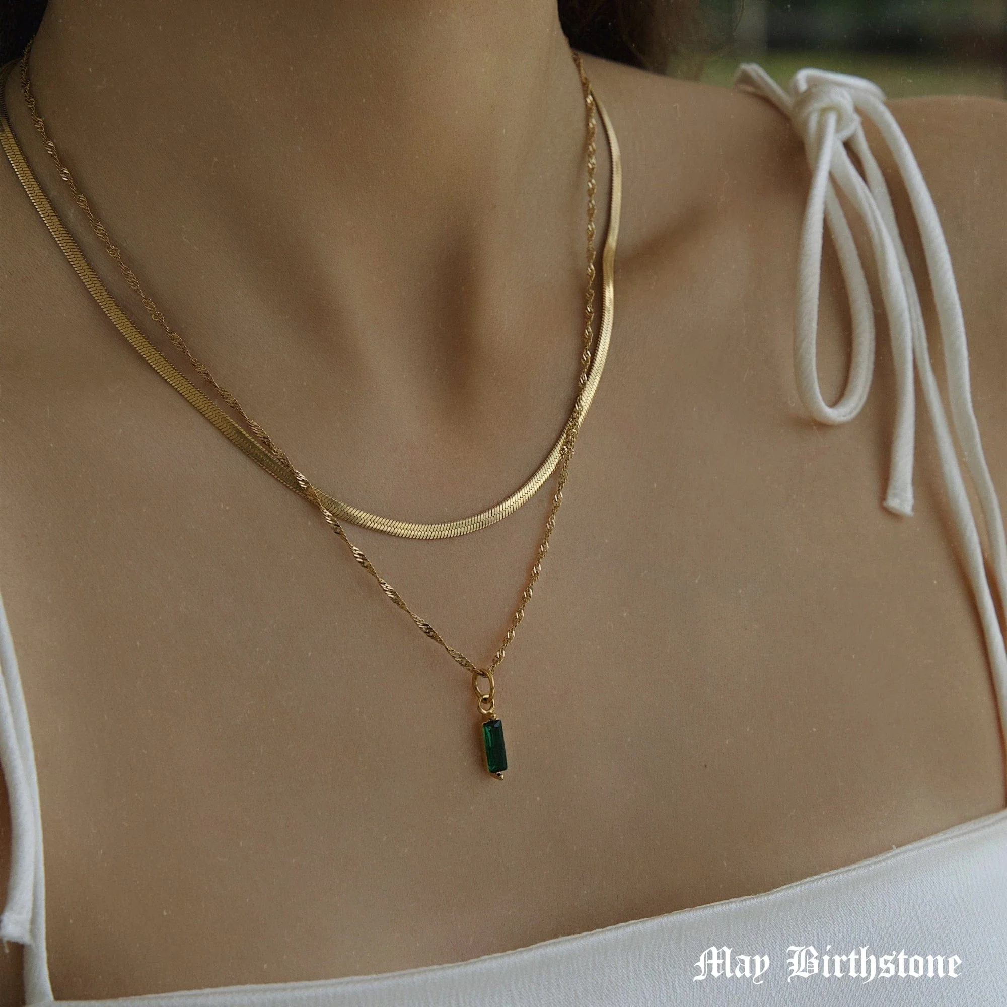 Quartet Birthstone Necklace - Image 5