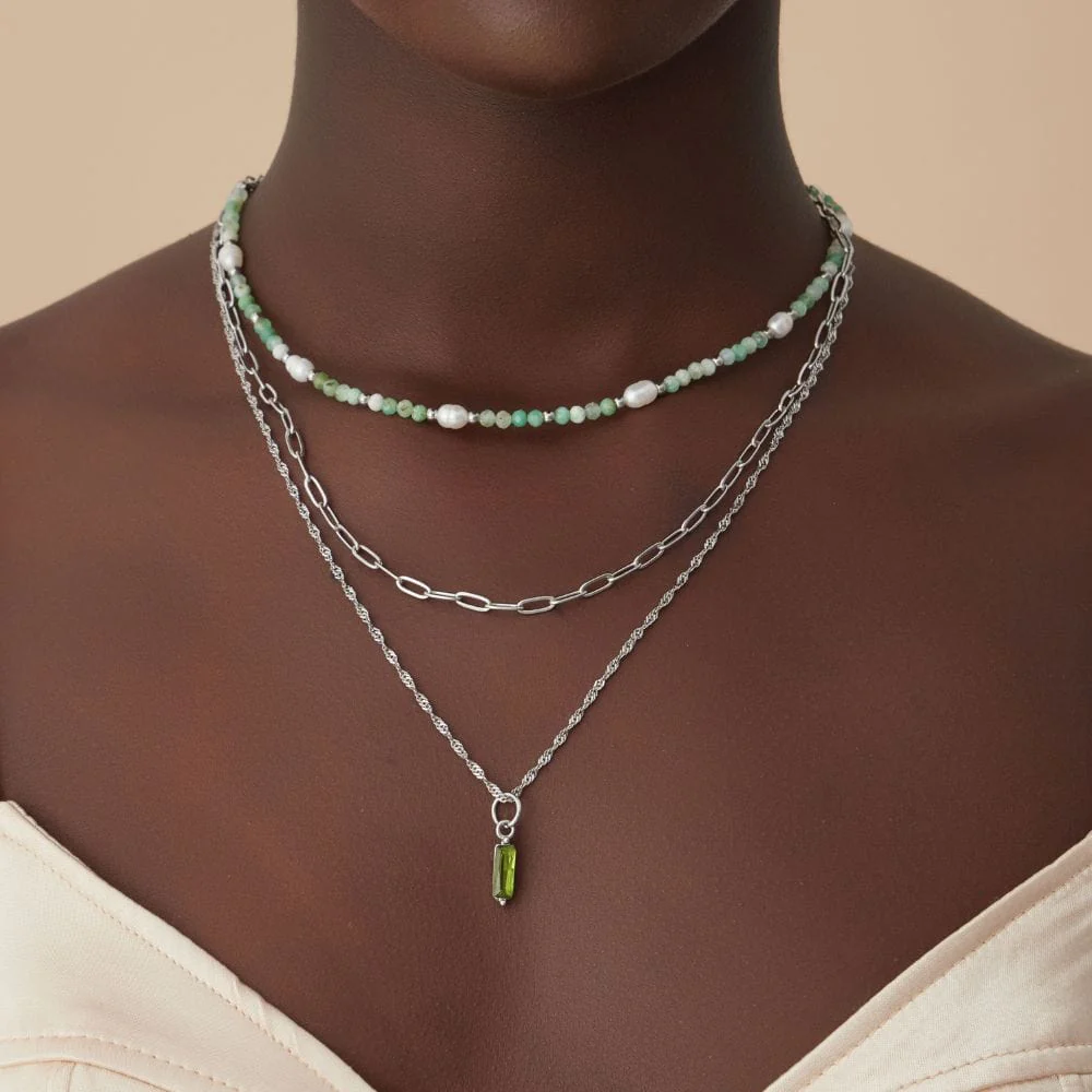 Quartet Birthstone Necklace - Image 7