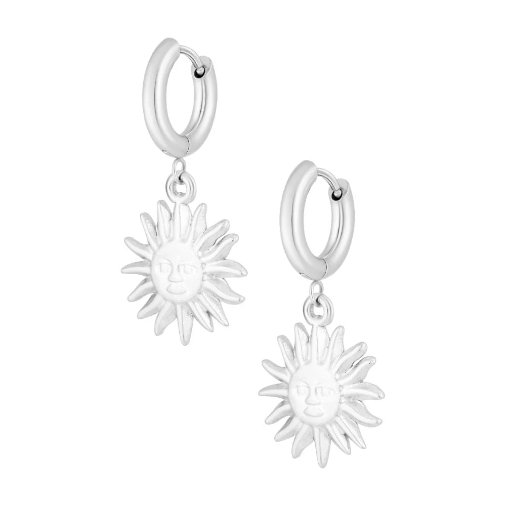 Ray Of Sunshine Hoop Earrings - Image 5