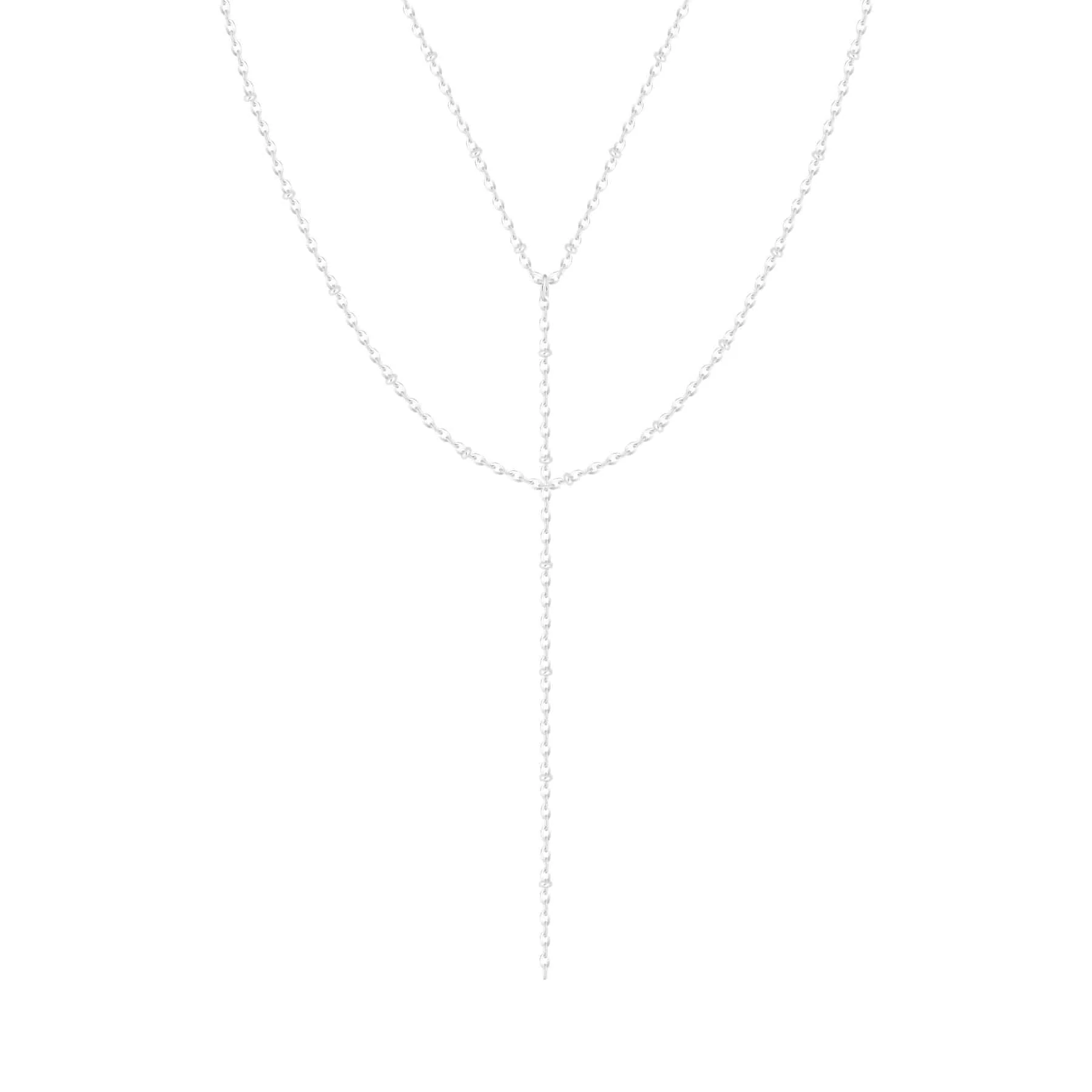 Robyn Layered Lariat Necklace - Image 6