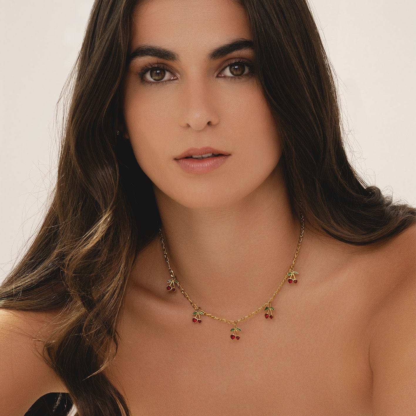 Rouge Cherry Necklace - Image 2