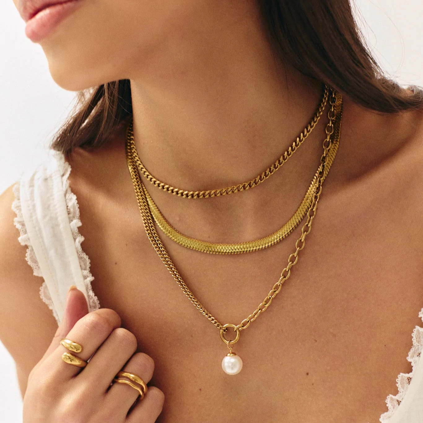 Saffron Pearl Necklace - Image 6