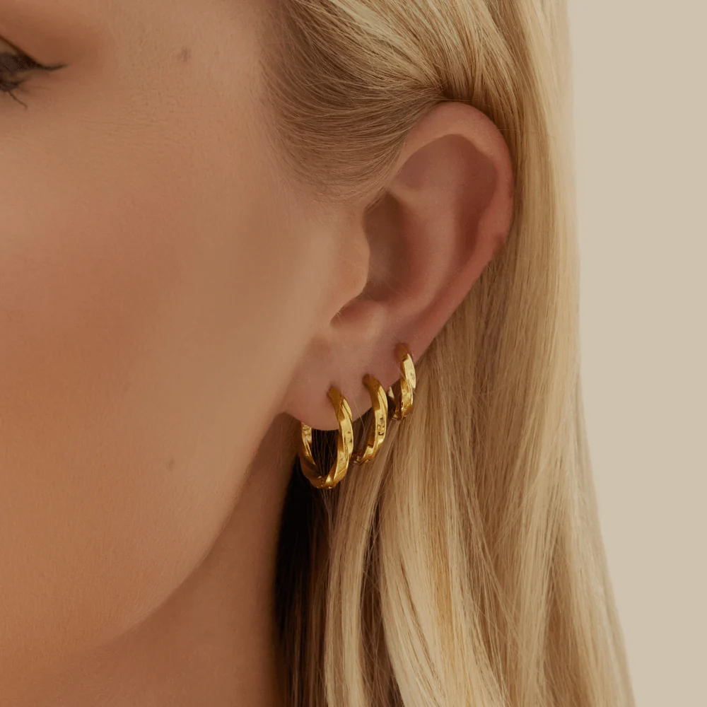 Sage Hoop Earrings - Image 2