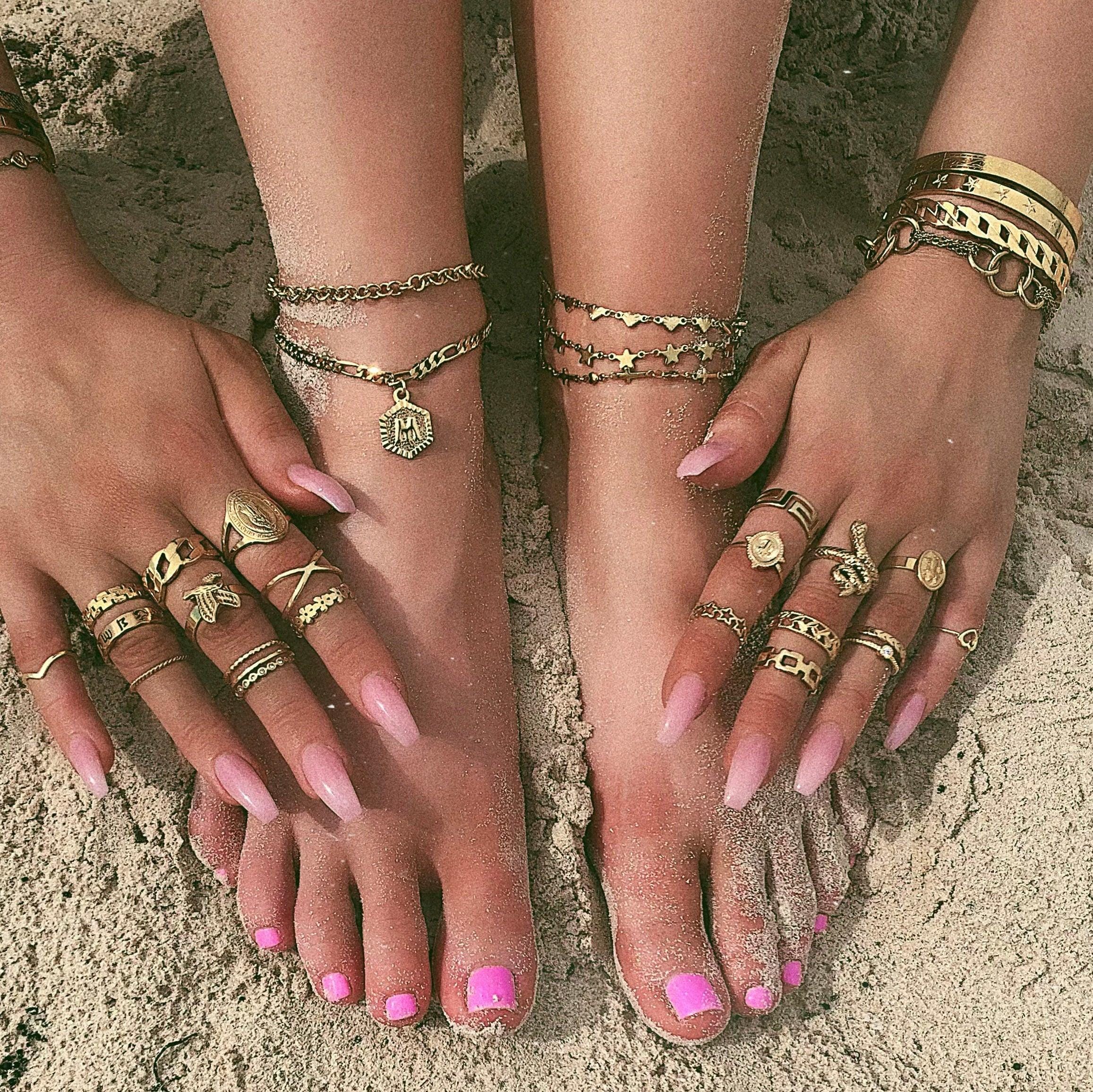 Santorini Heart Anklet - Image 5