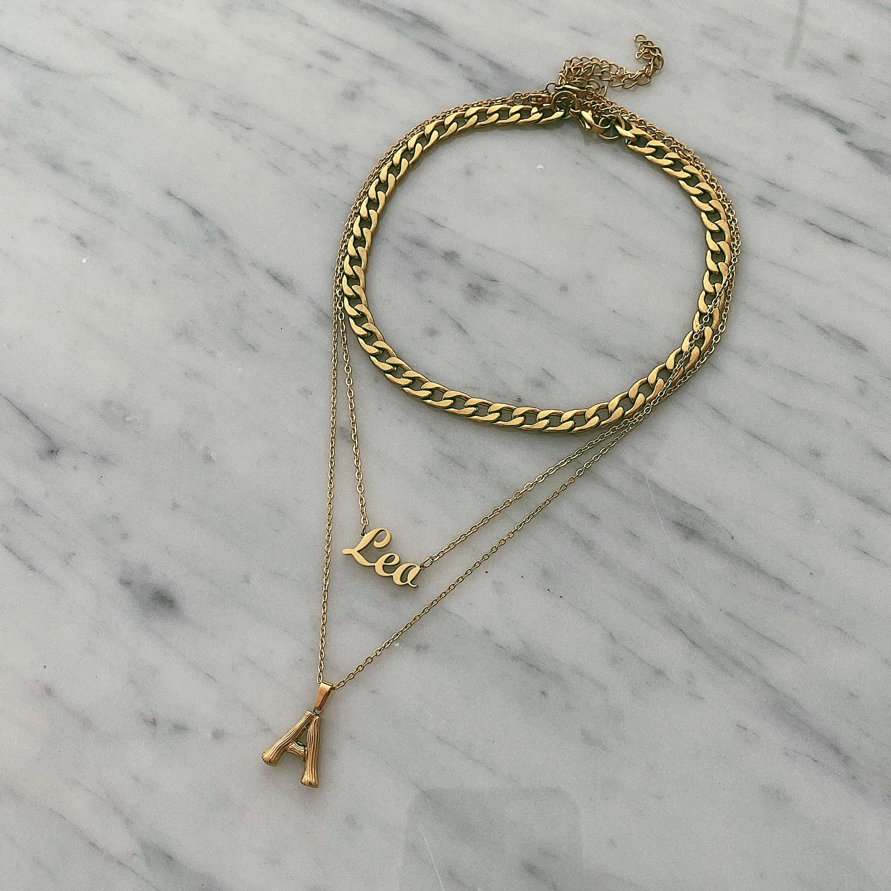 Script Zodiac Choker Necklace - Image 17
