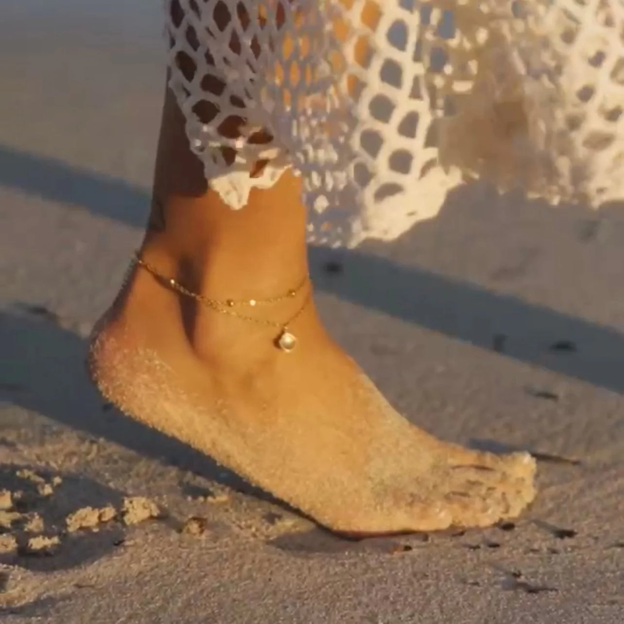 Seashell Double Anklet - Image 5