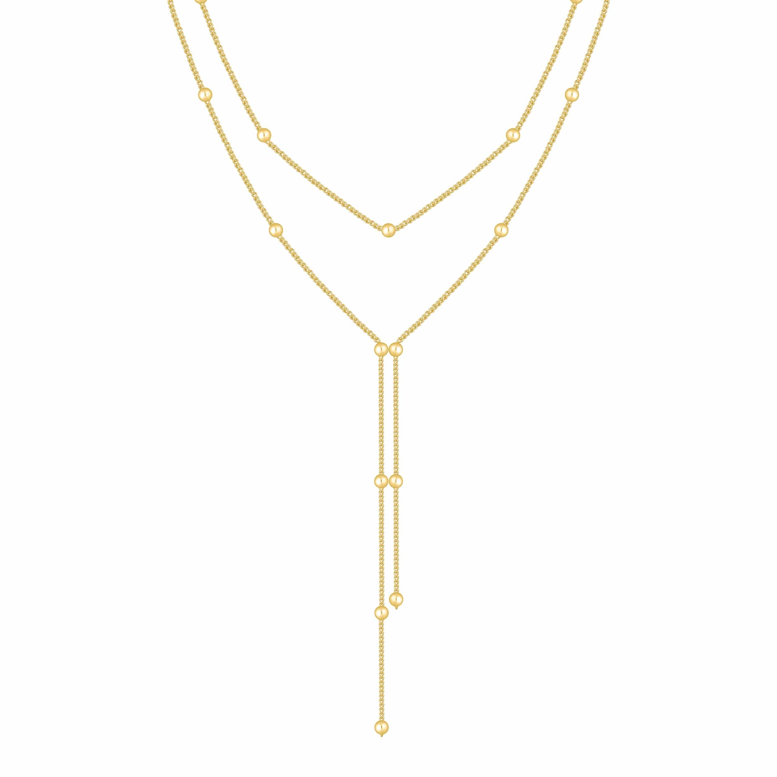 Stassi Layered Lariat Necklace