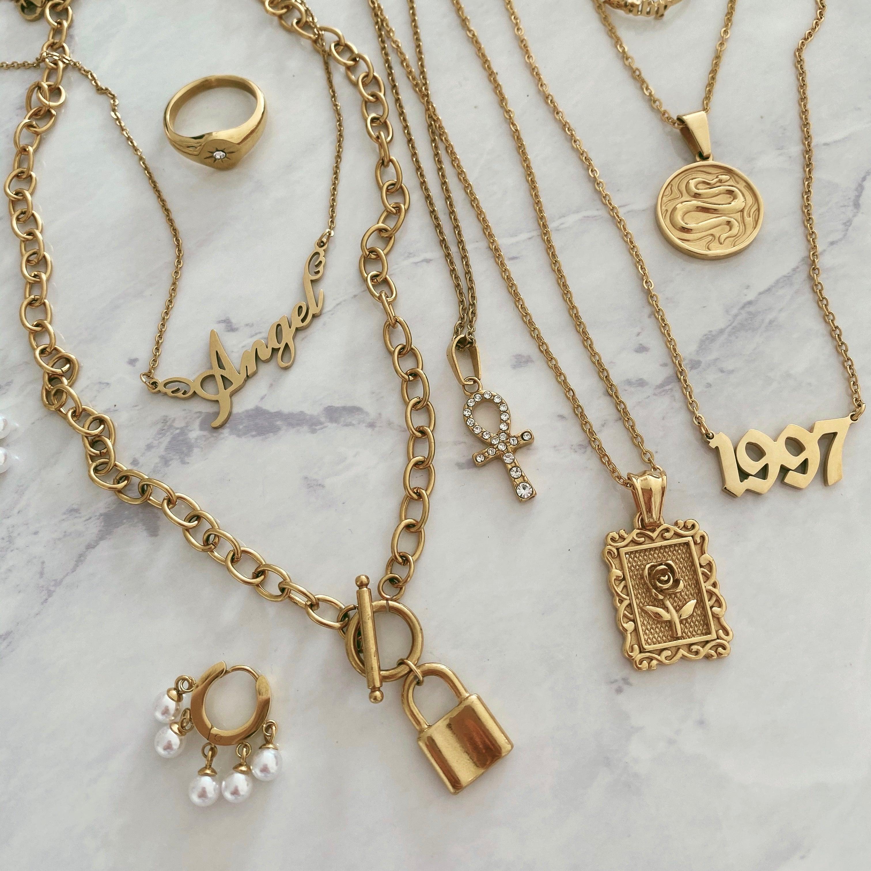 Suki Lock Tbar Necklace - Image 6