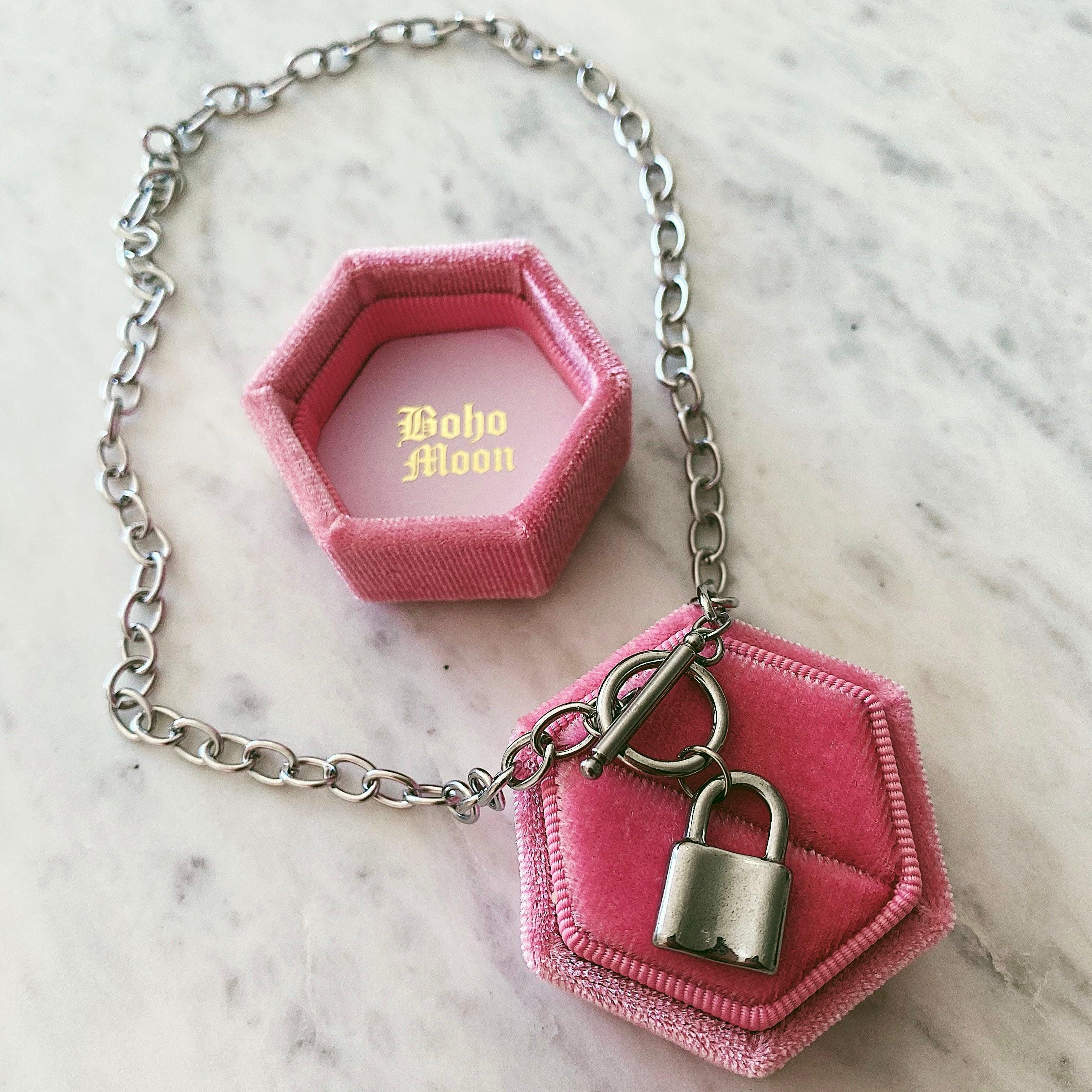 Suki Lock Tbar Necklace - Image 7