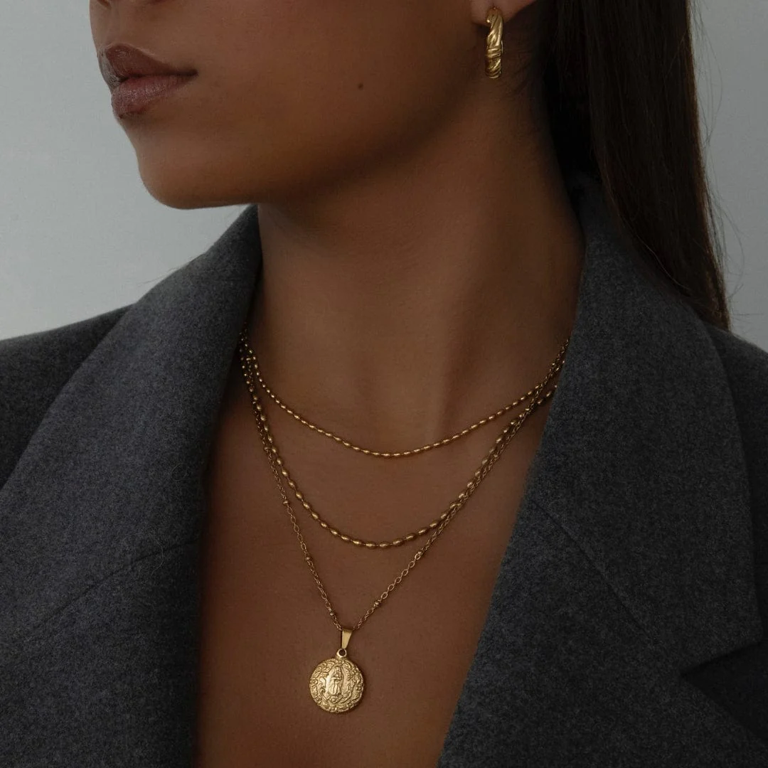 Understated Layered Necklace - Image 2