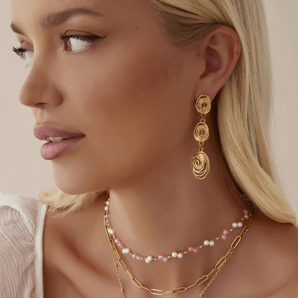 Utopia Stud Earrings - Image 2