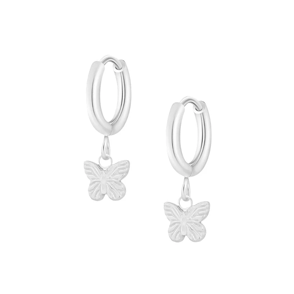 Wings Hoop Earrings - Image 3